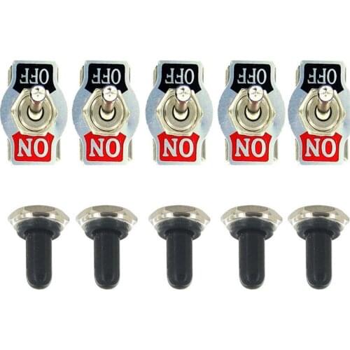 1pcs New 20A 125V SPST 2Pin Heavy Duty ON/OFF Rocker Toggle Switch With Waterproof Boot