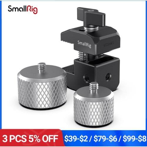 SmallRig BMPCC 4K Camera Mounting Clamp With Counterweight for DJI Ronin S and Zhiyun Weebill Lab/Crane Series Gimbals- 2465