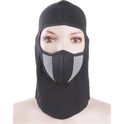 Men Motorcycle Face Mask Outdoor Motorcycle Helmet Hood Ski Sports Neck Face Mask Windproof dust-proof Warm Face Masks