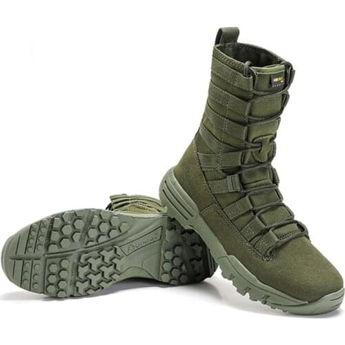 Men Army Boots Hiking Sport Shoes Ankle Men Sneakers Outdoor Boots Mens Military Desert Anti-Slip Waterproof Work Safety Shoes