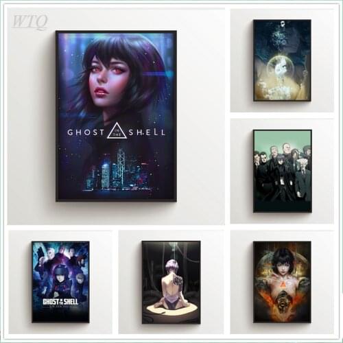 Ghost In The Shell Motoko Kusanagi Anime Posters Wall Poster Canvas Painting Posters and Prints Wall Art Picture Home Decoration