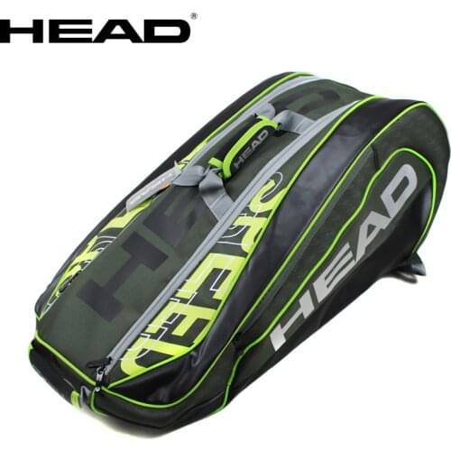 Genuine HEAD Tennis Backpack Alexander Zverev Limited Edition Tennis Bag L5 Speed Bags Large Capacity 6-9 Racket Sports Backpack