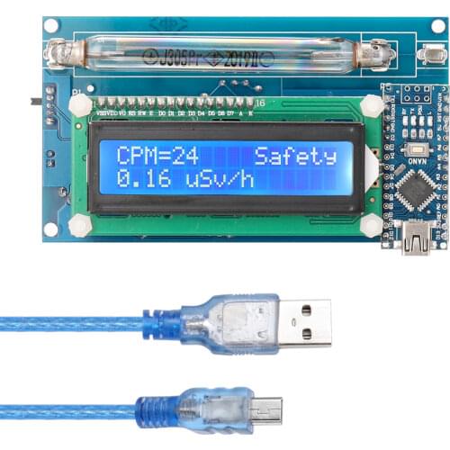 Nuclear Radiation Detector Monitor Radioactive Radiation Tester Geiger Counter Tester Stone Gem Radiation Tester Geiger Counter