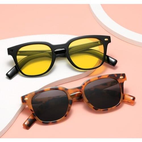 2021 High quanlity Sunglasses Men Women Driver Shades Male Vintage Sun Glasses Men square Mirror Summer UV400