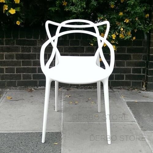Modern Design outdoor stackable colorful plastic popular dining arm chair, fashion classic design loft leisure meeting chair 1pc