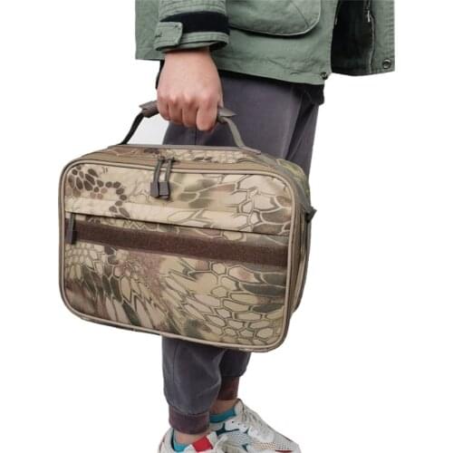 Fishing Reel Gear Bag Oxford Fishing Tackle Bag Portable Waterproof Organizer Storage for Spinning Baitcasting Fly Reels FK88