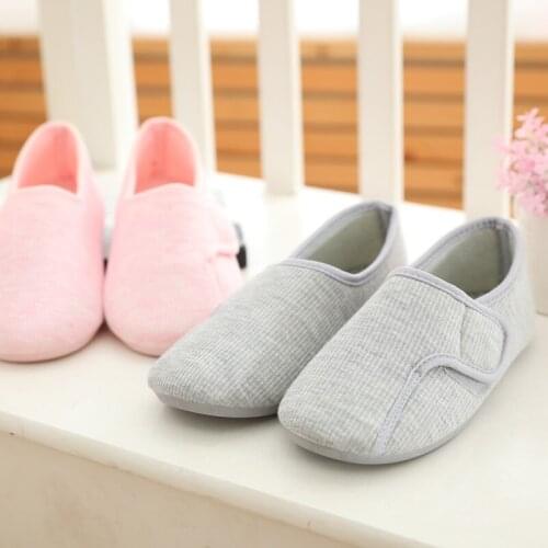 Confinement shoes Simplicity soft warm spring autumn womans shoes slippers woman children man
