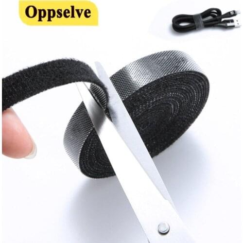 Cable Winder Clip USB Type C Cable Organizer Earphone Mouse Headset Holder Cord Free Length Cable Management Hoop Tape Protector