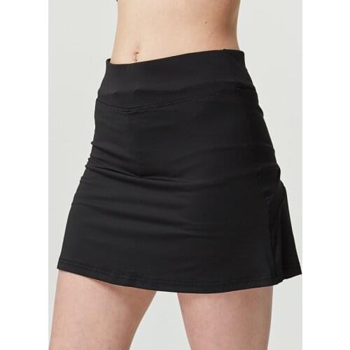 Women Fitness Sports Skirt High Waist Sports Skort Marathon Running Tennis Skort Fake Two-piece Pieces Skirt Pleated Skirt