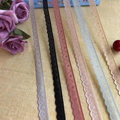 1.5cm LS1071 colorful soft elastic stretchy lace trim diy crafts apparel sewing fabric wedding dress underwear lingerie lace