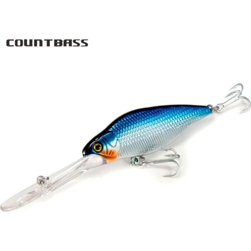1pc Countbass Deep Crankbait 66mm 9.2g Wobbler Fishing Lures, Chatterbait Crank Shad Jerk Bait for Freshwater