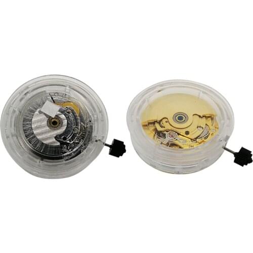 2Pcs ETa 2824 Movement Replacement Mechanical Automatic Movement Date Display Watch Repair Tool Silver & Gold