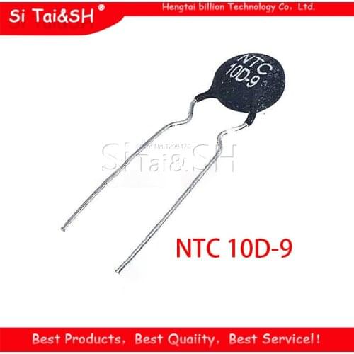 20pcs Thermistor Resistor NTC 10D-9 Thermal Resistor