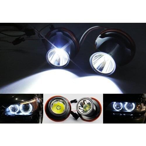 2x 10W Car LED CREE Chip LED Marker Angel Eye Halo Ring Aluminum Alloy Light Bulb For BMW E39 E53 E60 E63 E64 E66 E87 E83