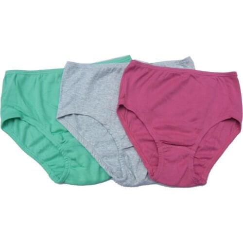 Womens solid panties shorts women underwear 100%cotton panties pants undies 5pcs/lot plus size M,L,XL free shipping