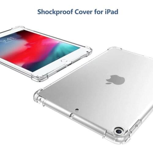 Reilim tablet case For iPad Pro 11 12.9 (2020) Case Soft Ultra Slim TPU Back Protective Clear Cover
