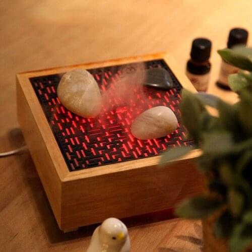 Wooden Aroma Diffuser DC24V 90ml Mute Ultrasonic Air Humidifier Aromatherapy Essential Oil Diffuser