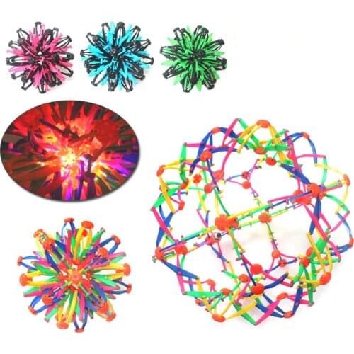 Baby Throwing Ball Flowering Shrinking Ball Toy Kindergarten Magic Telescopic Ball Toys For Kids