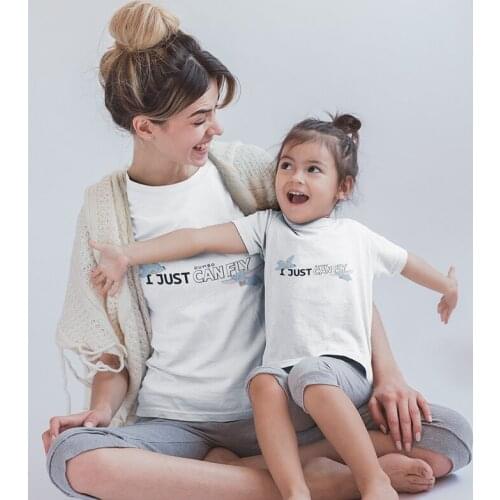 T shirt My Mother Dumbo Elephant Graphic Summer Fashion Casual Loose Sister And Brother Matching Outfits Girl Boy Top T-shirt
