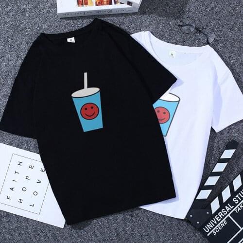 Oversized t shirt summer футболка женская футболка топ tops harajuku tshirt women la casa de papel ropa mujer drink print