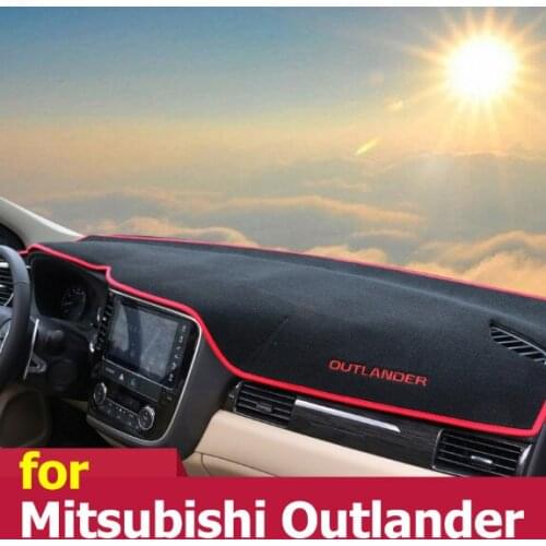 Car dashboard Avoid light pad Instrument platform desk cover Mats Carpets For Mitsubishi Outlander 2013 2014 2015 2016 2017 2018