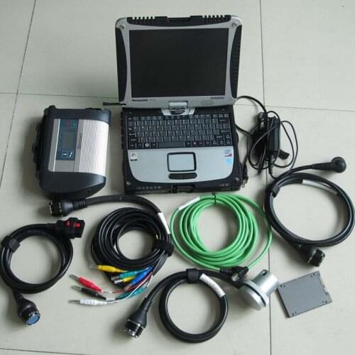Mb star c4 sd connect with 2020.12 software with cf19 laptop toughbook tool ready to use
