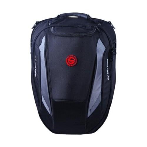 Motorcycle Back Seat Bags Moto Helmet Bags 100% Waterproof Rear Tail Bags Motocross Double Shoulder Backpack Racing Travel Bag