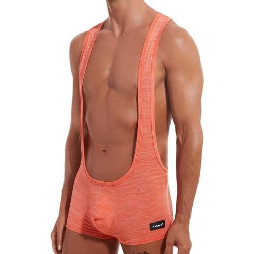 Mens Undershirts Jock Strap Sports Workout Wrestling Singlets Jumpsuits Leotard Bodysuits Sexy Open Butt Bugle Pouch Underwear