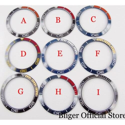 New 38mm Ceramic Watch Bezel Insert Fit 40mm Automatic Men Watch