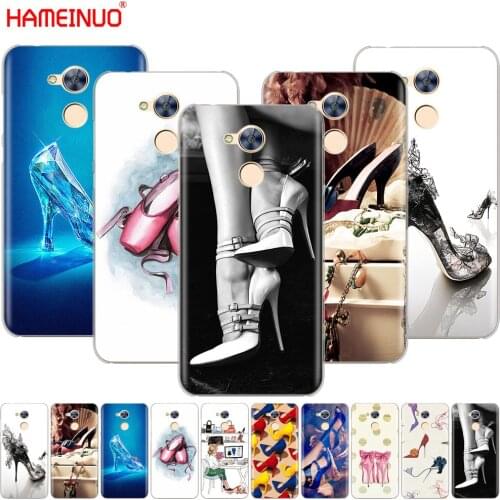 HAMEINUO High heels shoes ballerina Cover phone Case for Huawei Honor 10 V10 4A 5A 6A 7A 6C 6X 7X 8 9 LITE