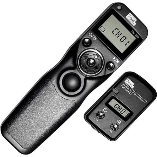 PIXEL TW-283/DC0 LCD Wireless Shutter Release Timer Remote Control for Nikon D800, D810, D700