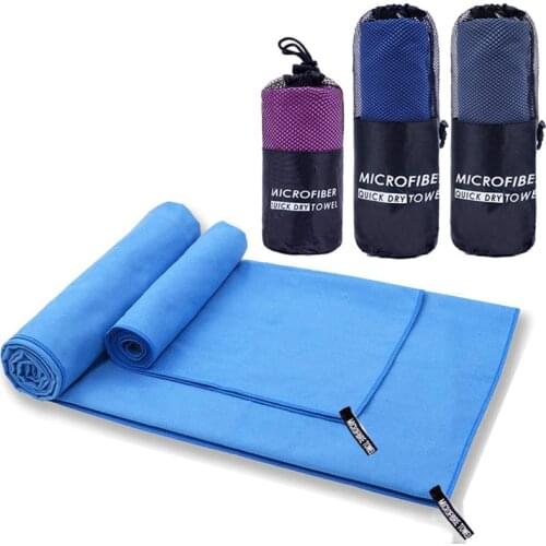 40*80cm Double velvets Quick Dry Towel Ultralight Camping Compact Swimming Towels Hand Face Microfiber Outdoor Hiking Travel
