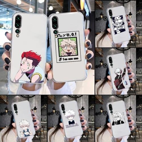 Hunter X Hunter Killua Hisoka Phone Case Transparent For Huawei P Mate P10 P20 P30 P40 10 20 Smart Z Pro Lite 2019 transparent