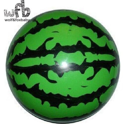 Retail 4pcs/pack 3 watermelon balls 18cm+ 1 inflator Baby infant funny Toys intelligence free shipping