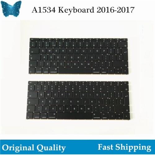 Brand New built-in US UK Keyboard for Macbook Retina 1534 Keyboard 2016-2017