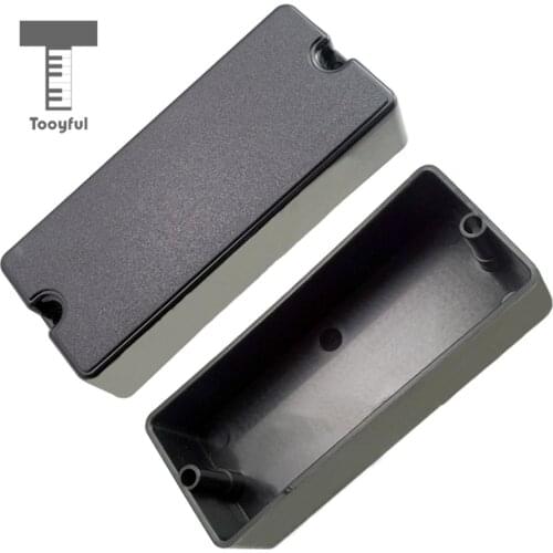 Tooyful Sealed Closed Type Humbucker Pickup Covers for 4 String Electric Bass 2 Hole