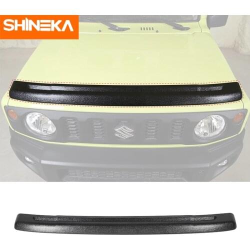 SHINEKA Exterior Accessories For Jimny Car Front Hood Protector Bug Sandstone Block Deflector Shield For Suzuki Jimny 2019 2020
