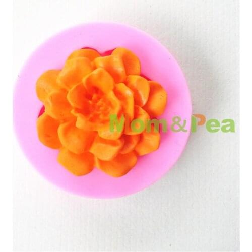 Mom&Pea 0680 Free Shipping Small Flower Shaped Silicone Mold Cake Decoration Fondant Cake 3D Mold