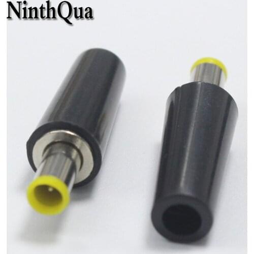 1pcs New Black 5.0*3.0mm DC Power Plug with Tip ABS 5.0mm x 3.0mm Male Plugs Connector DIY Repair Jack Adapter
