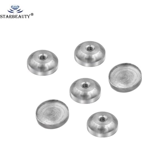 10Pcs/Lot DIY Top Part for Tongue Ring Stud Surgical Steel Jewelry Finding For Jewelled Sexy Body Piercing Tongue Rings