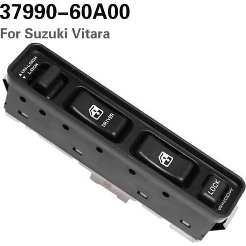 37990-60A00 Driver Side Electric Power Window Master Control Switch 3799060A00 for Suzuki Vitara 1988-1998 1991 1992 1993 1994