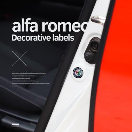 4Pcs PVC Car Styling Anti-Abrasion Gasket Sticker For Alfa Romeo T23 Brera Spider Mito Spontivd Stelvio Tonale Giulia 147 159 4C