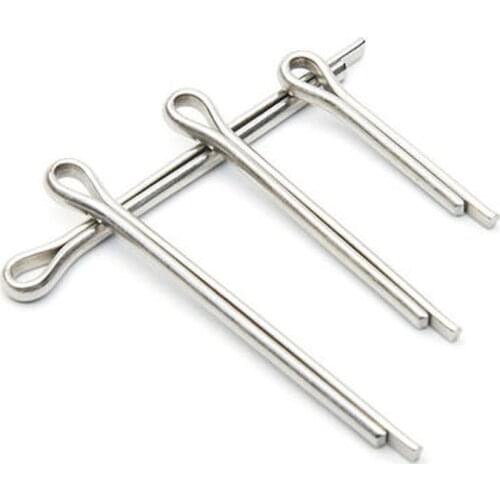 5pcs M6 opening card pins whistle hairpin pin positioning U shape dowels stainless steel Insert dowel GB91 35mm-100mm long