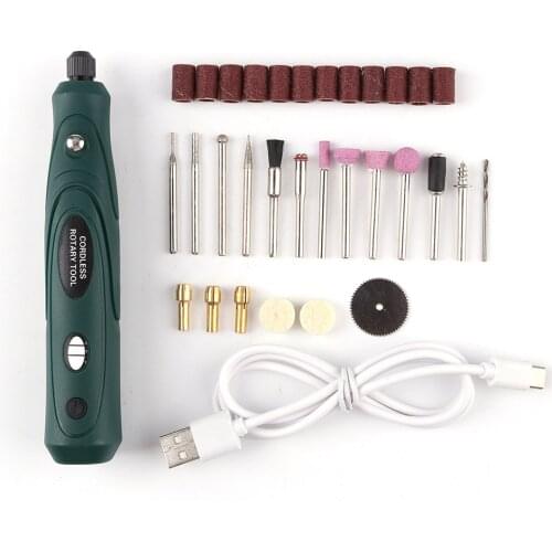 USB Drill Wireless Mini Electric Nail Drill Cordless Rotary Tool Kit For Jewelry Metal Charging Adjustable Speed Engraving Pen