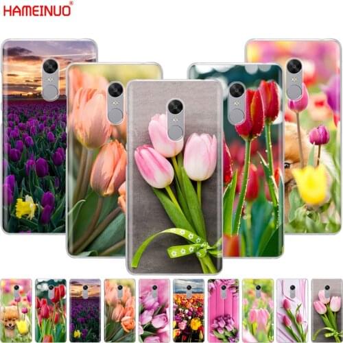 Tulips flower Spring field Red pink yellow purple phone Case for Xiaomi redmi 5 4 1 1s 2 3 3s pro PLUS redmi note 4 4X 4A 5A