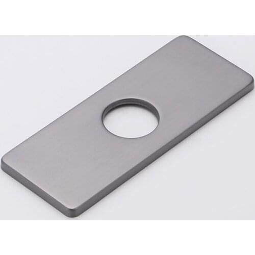 Black /Gray /Gold 4 Inch Hole Cover Deck Plate Decorate Cover for Bathroom Kitchen Sink Faucet Bathroom Accessories