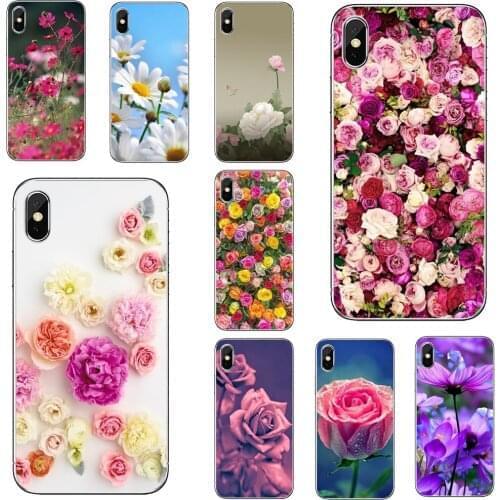 For Xiaomi Mi A1 A2 A3 5X 6X 8 9 9T 10 10T 11 Lite SE Pro Flowers-Garden Soft Cover Bag