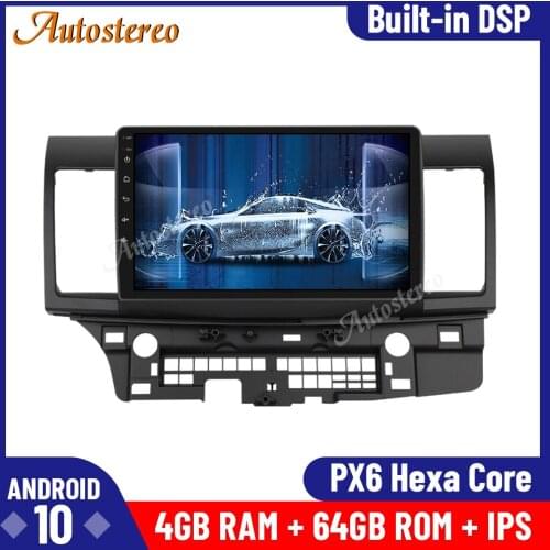 For Mitsubishi Lancer EVO 2007-2017 Android 10.0 128G Car GPS Navigation Auto Radio Multimedia Player Car HeadUnit Tape Recorder