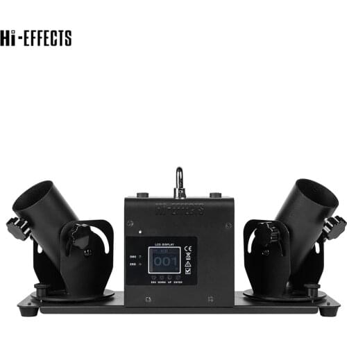 Two head battery confetti machine DMX confetti Blower machine colorful paper launcher for wedding celebration party stage effect