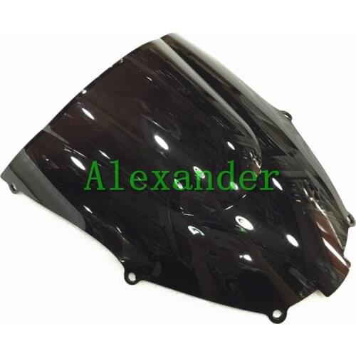 HotSale For Kawasaki ZX9R 2000 2001 2002 2003 2004 2005 ZX 9R zx9 r 00 01 02 03 04 05 Black Windshield WindScreen Double Bubble